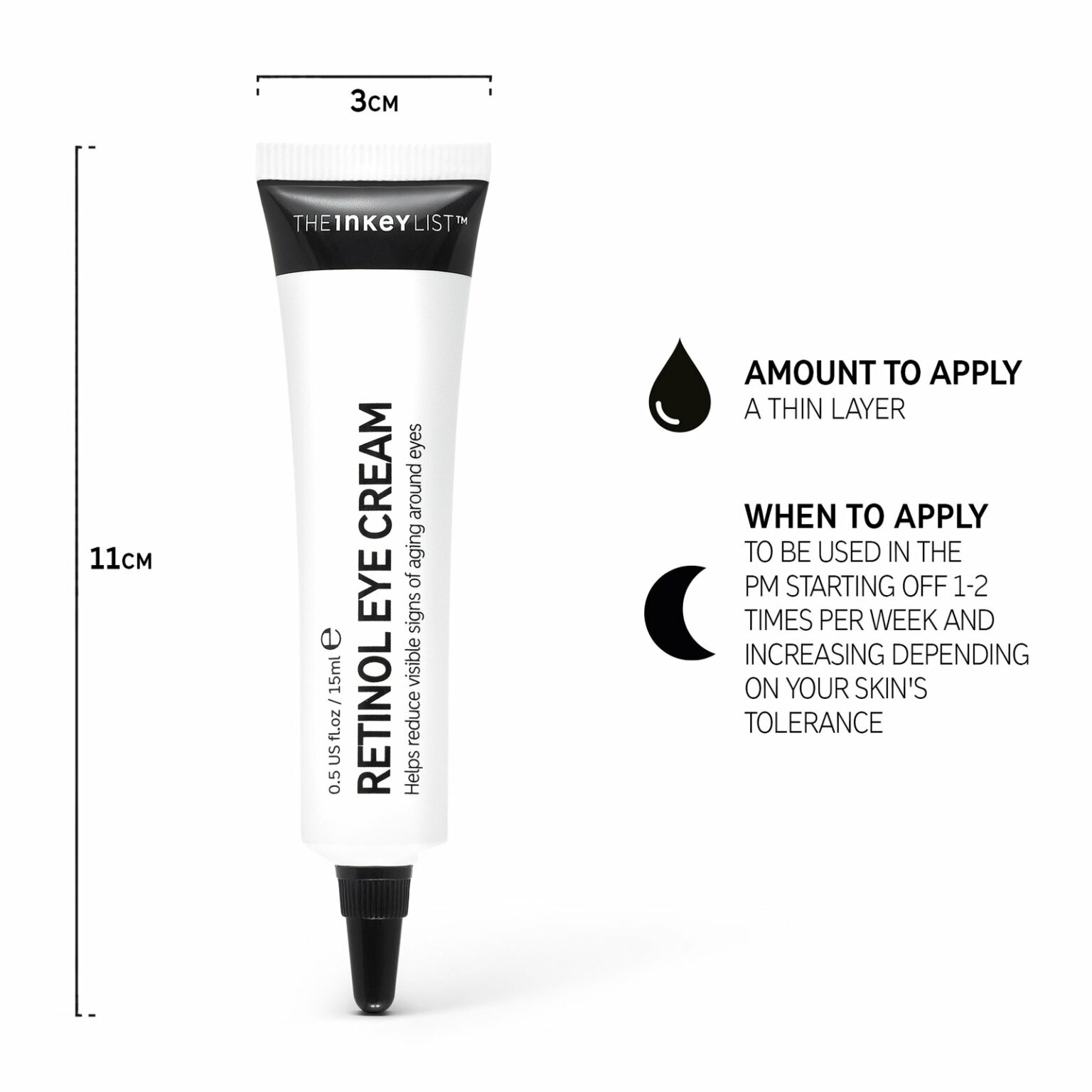 THE INKEY LIST Crème Yeux Anti-Âge Au Rétinol – Image 3