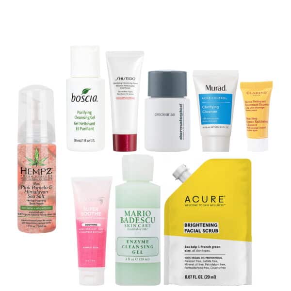 Coffret Soin du Visage Nettoyants et gommages