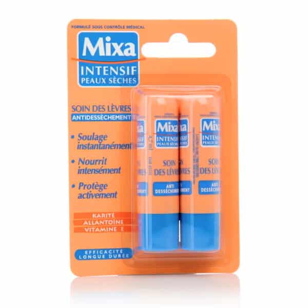Mixa Soin de lèvres anti dessèchement X2