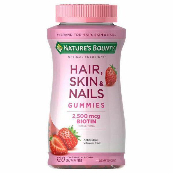 Nature's Bounty Optimal Solutions Bonbons Gélifiés - Fraise x 120