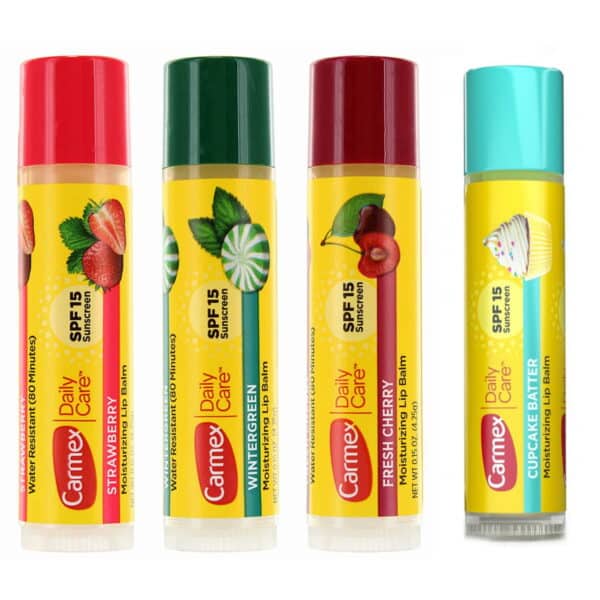 CARMEX Baumes à Lèvres en Stick SPF15 x 4pcs