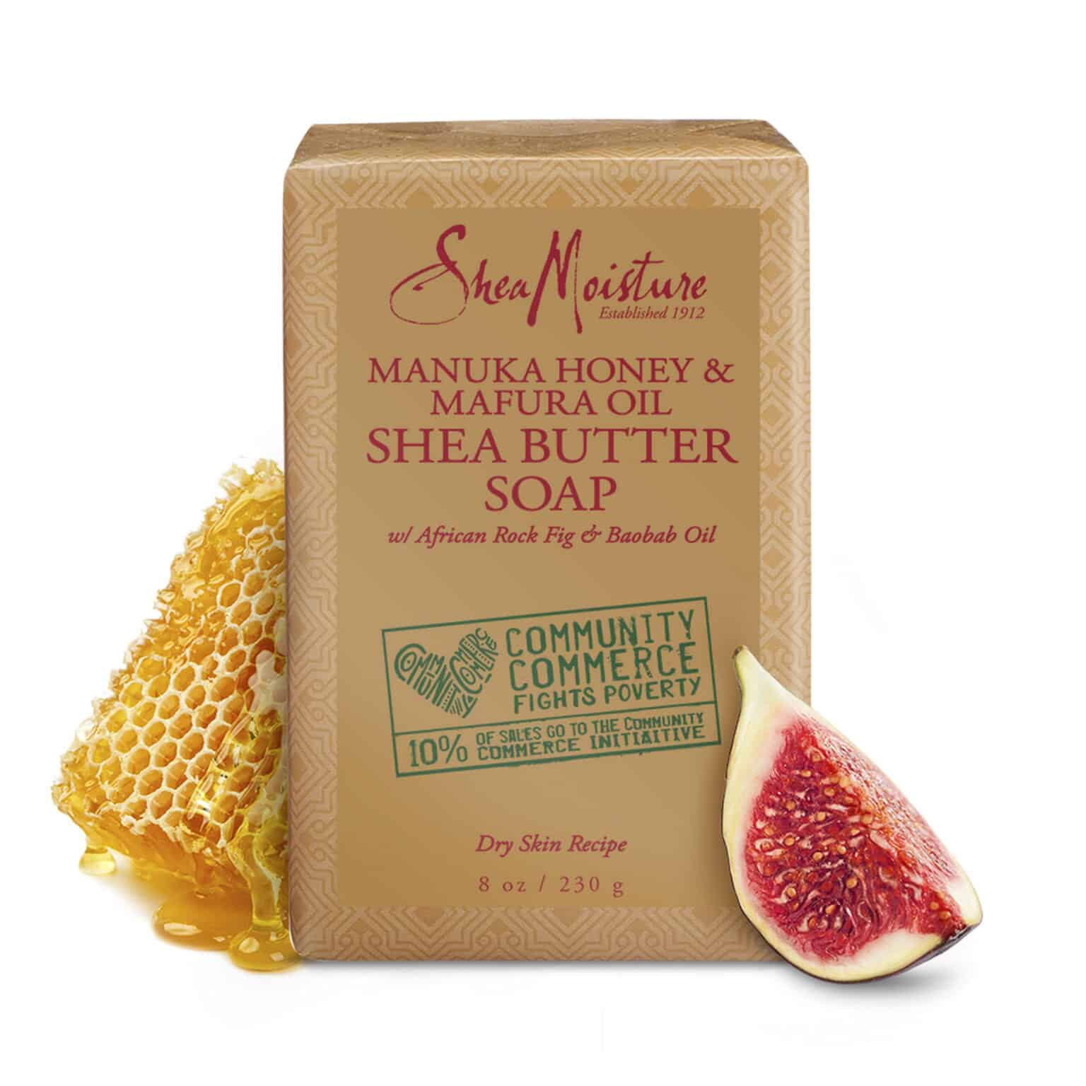 SheaMoisture Manuka Honey & Mafura Oil Savon hydratant – Image 1