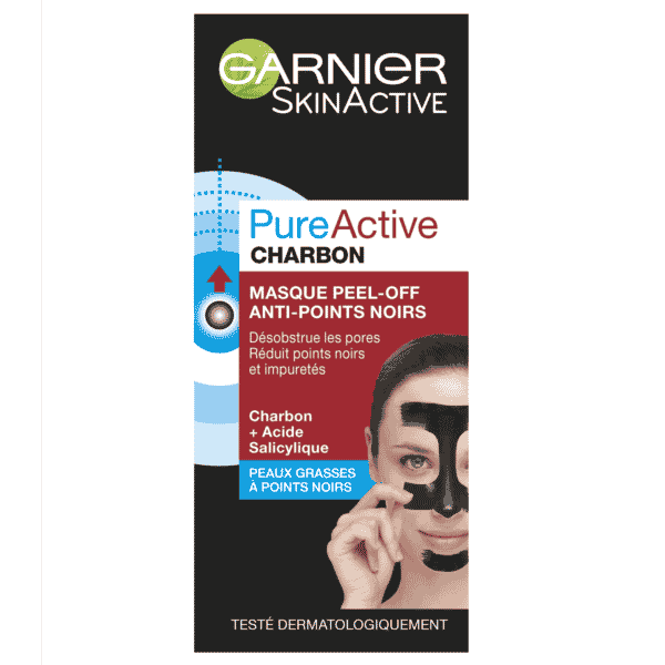 Garnier Pure Active Charbon Masque Peel-Off Anti-Points Noirs
