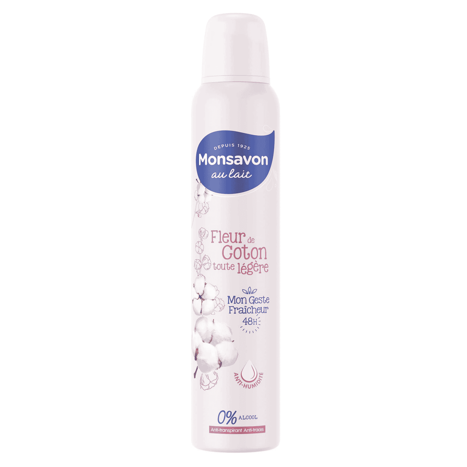 Monsavon Déodorant Fleur de coton toute légère – Image 1