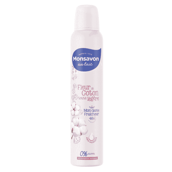 Monsavon Déodorant Fleur de coton toute légère