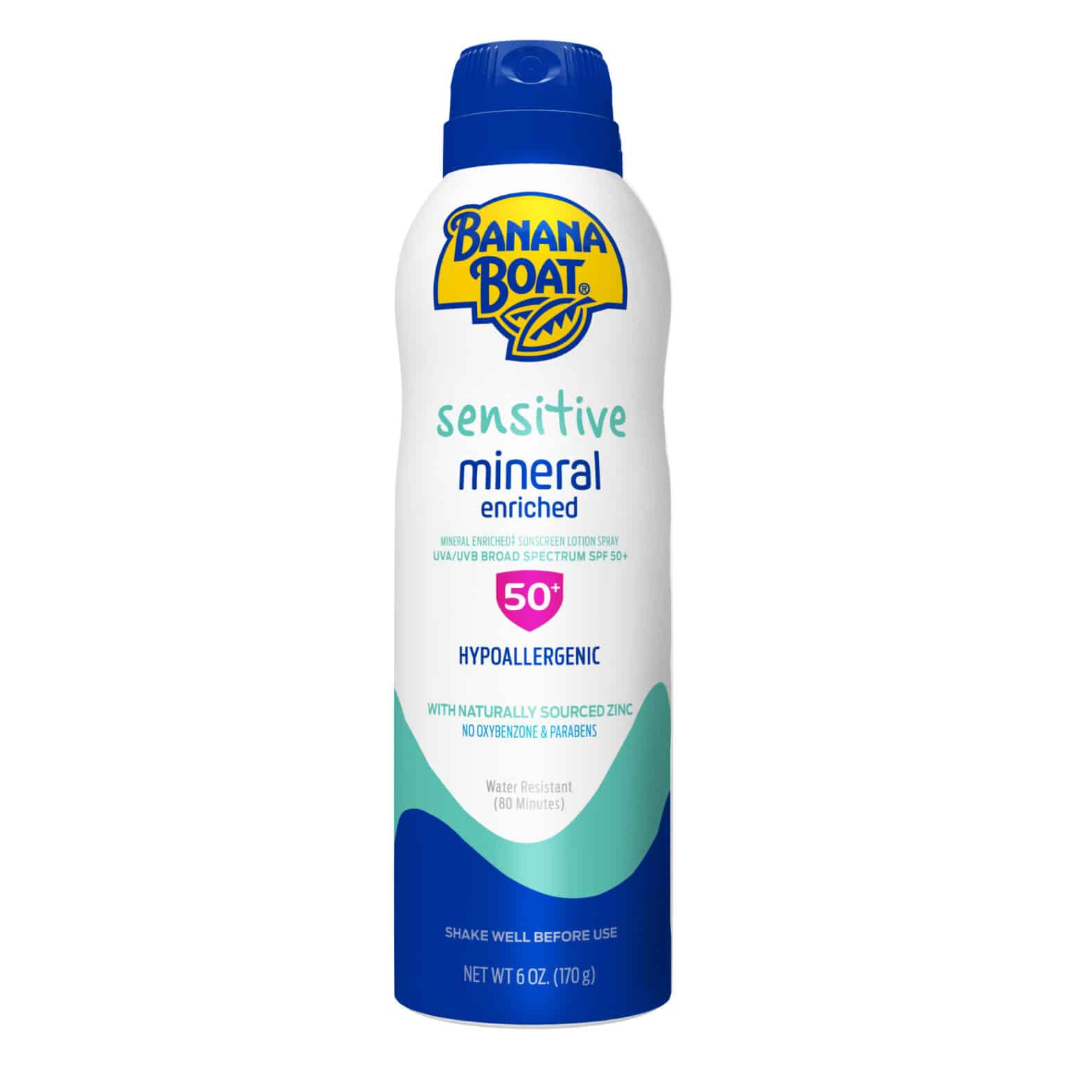 Banana Boat Sensitive Spray Solaire Enrichi en Minéraux SPF 50+ – Image 1