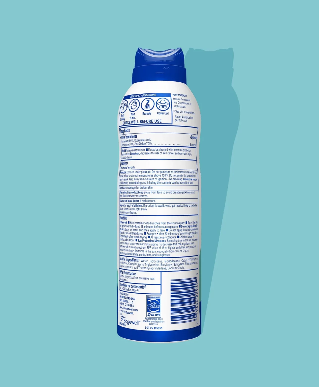 Banana Boat Sensitive Spray Solaire Enrichi en Minéraux SPF 50+ – Image 2