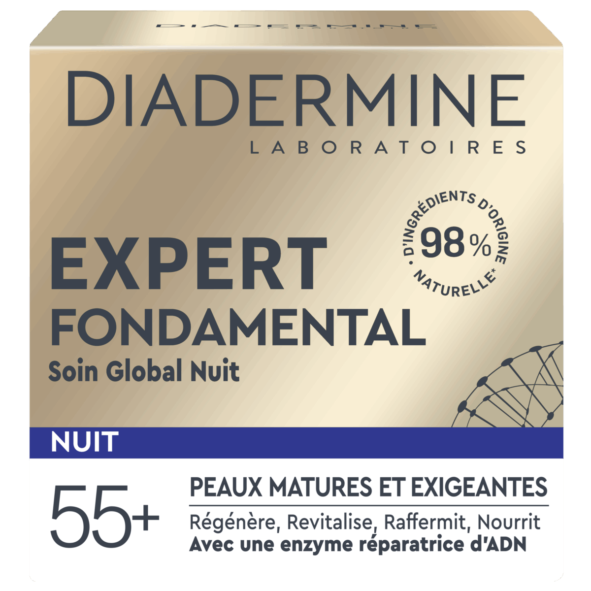 Diadermine Expert Fondamental - Crème de Nuit Visage Anti-âge – Image 1