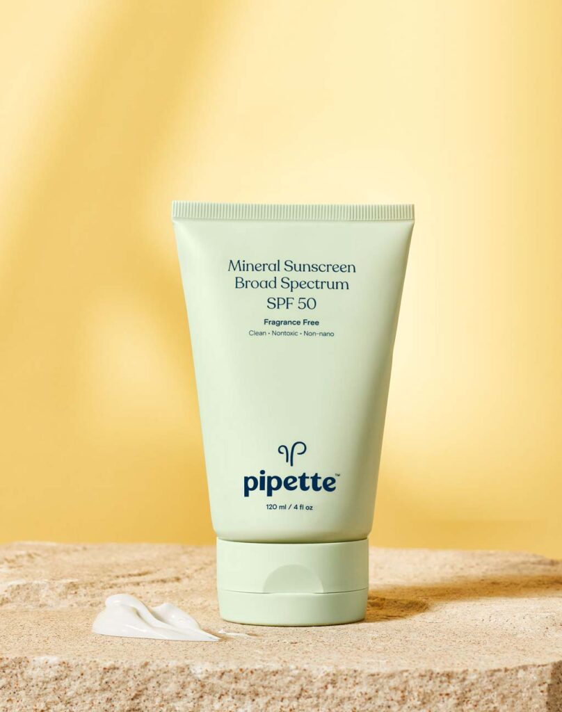 Pipette Mineral Sunscreen Crème Solaire SPF 50 » BintaBeauty