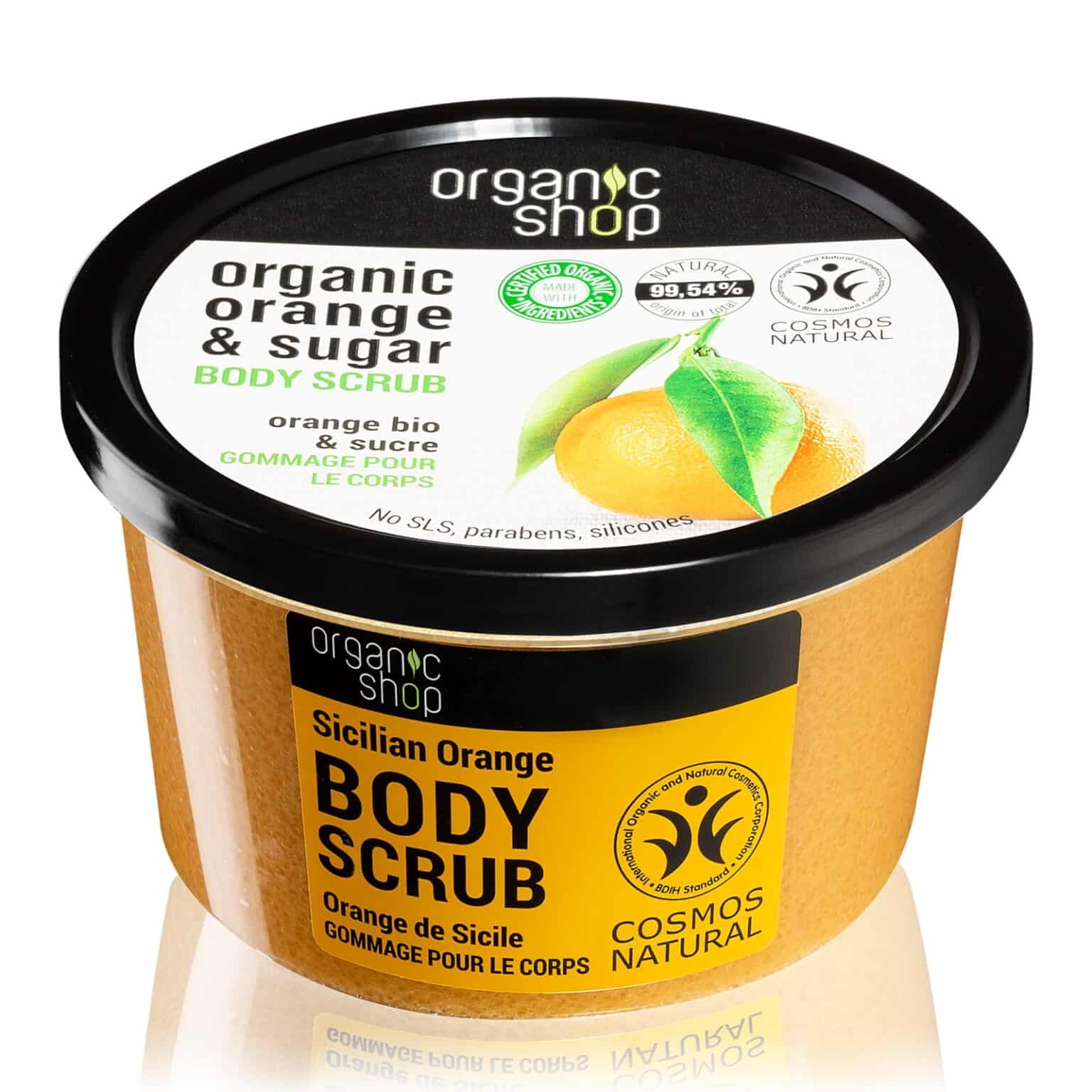 Organic Shop Body Scrub Orange & Sugar peeling tonifiant corps – Image 1