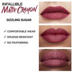 L'Oreal Paris Infallible Matte Lip Crayon, Sizzling Sugar – Image 2