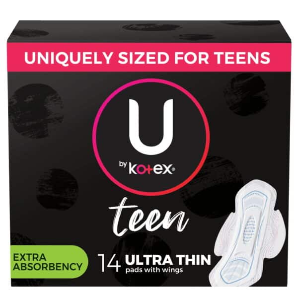 Kotex U by Kotex Serviettes Ultra Minces avec Ailes