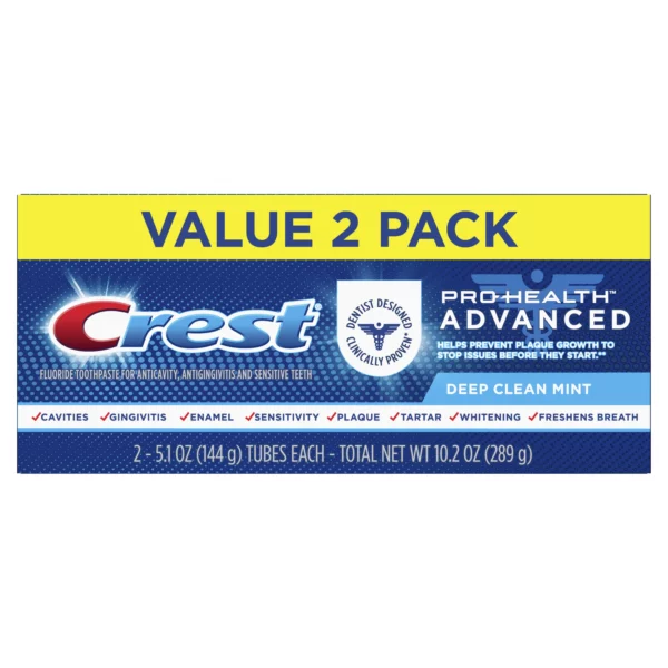 Crest Pro-Health Advanced - Dentifrice Blanchissant Menthe