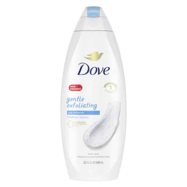 Dove Gel douche exfoliant doux aux minéraux marins