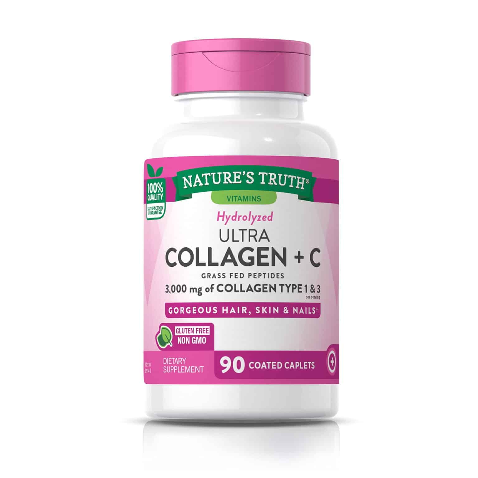 Nature's Truth Collagène 3000mg + Vitamine C – Image 1