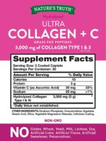 Nature's Truth Collagène 3000mg + Vitamine C – Image 2