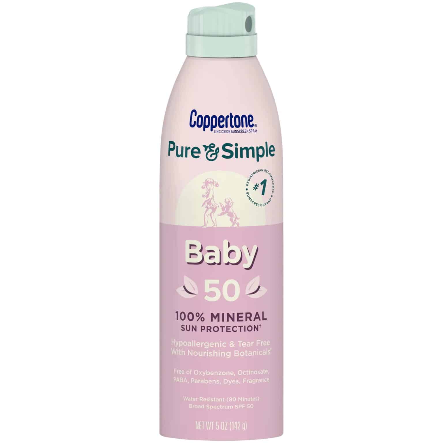 Coppertone Pure & Simple Baby Brume Solaire Spf 50 – Image 1