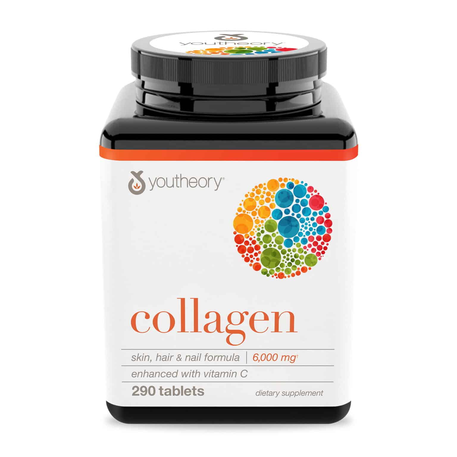 Youtheory Collagen - Skin, Hair & Nail + Vitamine C – Image 1