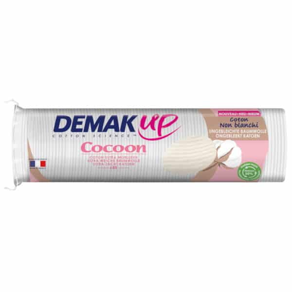 DEMAK'UP Cocoon Disques à démaquiller Coton non Blanchi