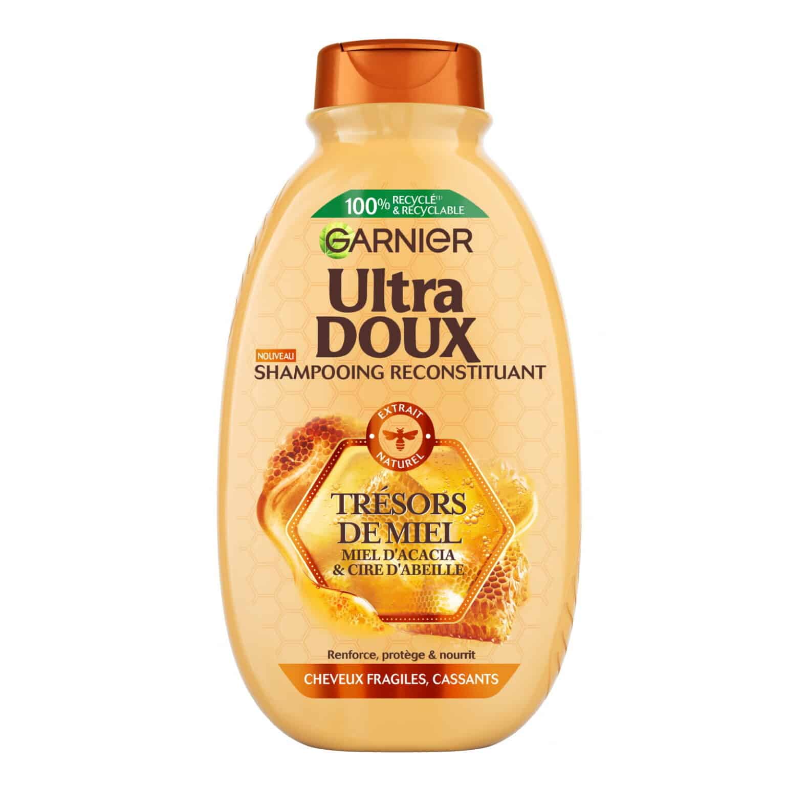 Garnier Ultra doux Shampooing Reconstituant Trésors de Miel – Image 1