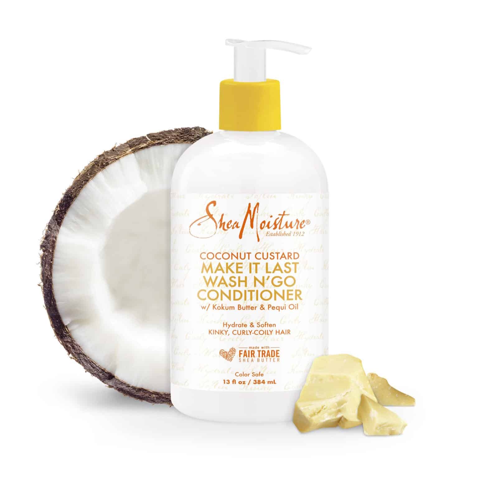 SheaMoisture Coconut Custard Make It Last Wash N'Go Conditioner – Image 1