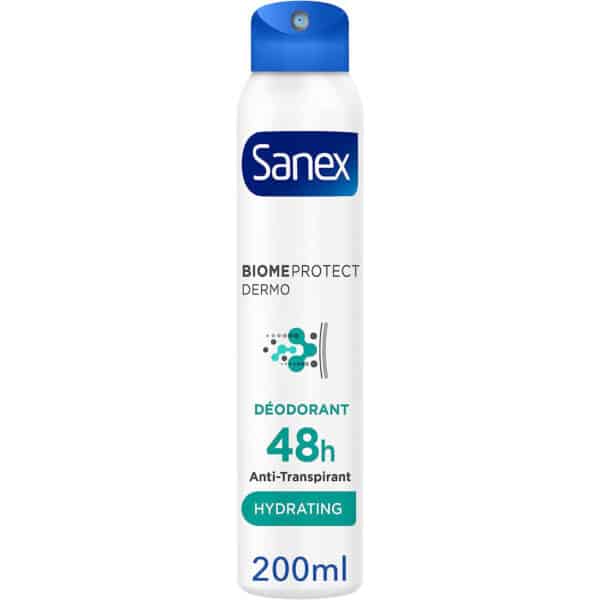 SANEX Déodorant Spray Biomeprotect Hydrating Efficacité 48H