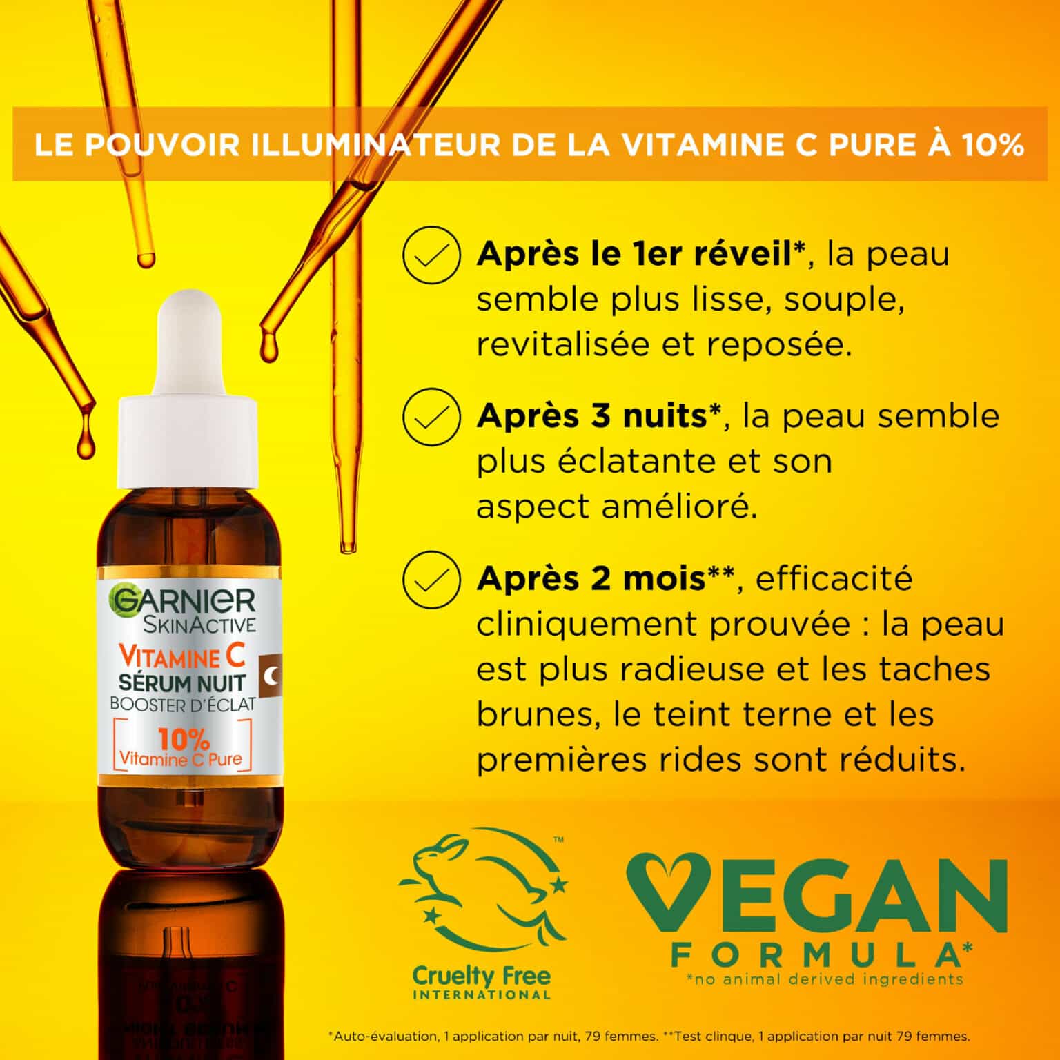 Garnier SkinActive Vitamine C Sérum Jour & Nuit Booster d’Éclat – Image 3