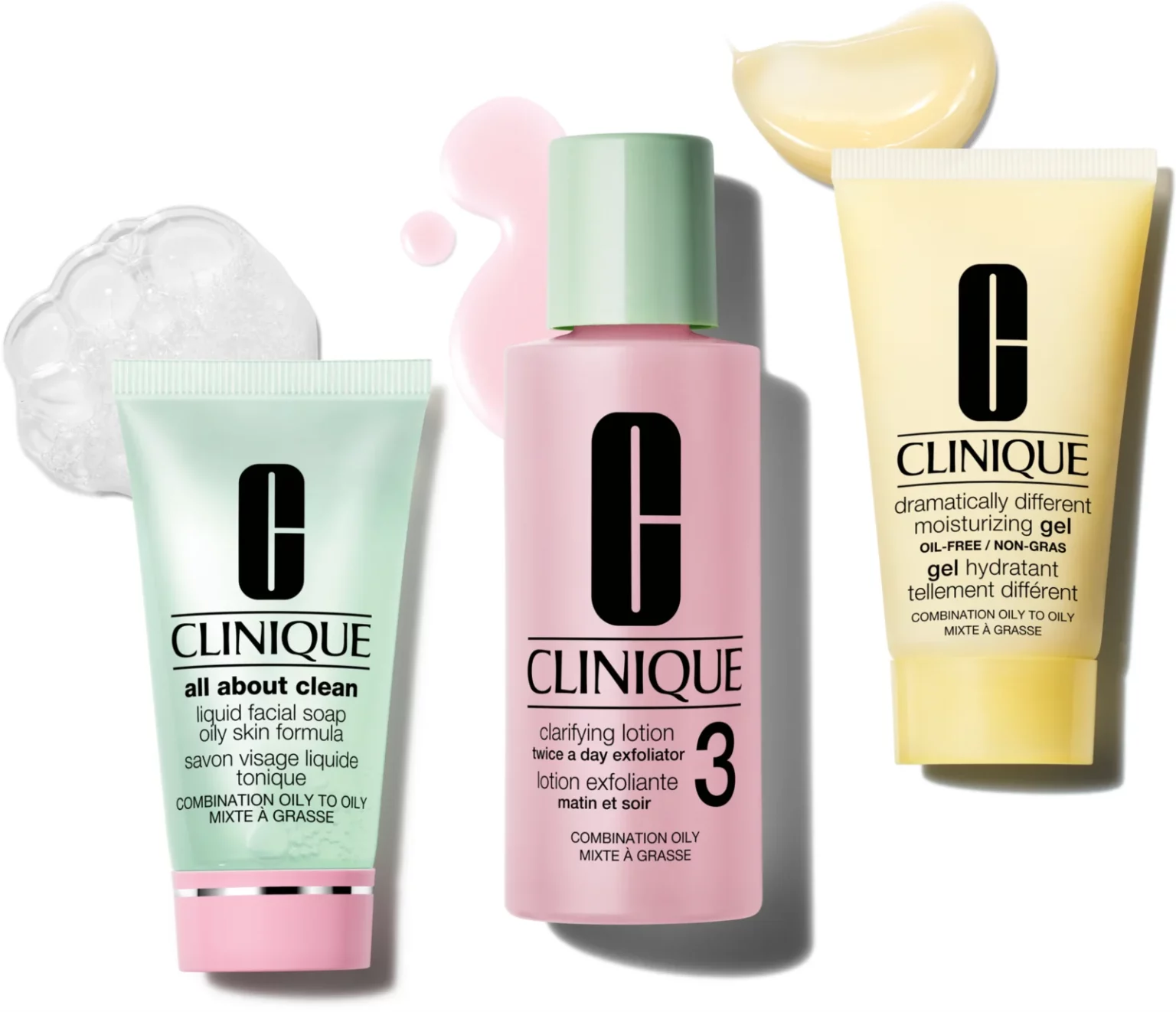 Clinique 3-Step Skin Care Kit Skin Type 3 Coffret Visage Routine – Image 1