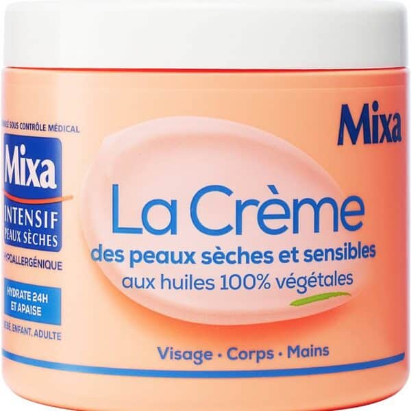 Mixa La Crème Pour Peaux Sèches Et Sensibles - Visage, Corps, Mains
