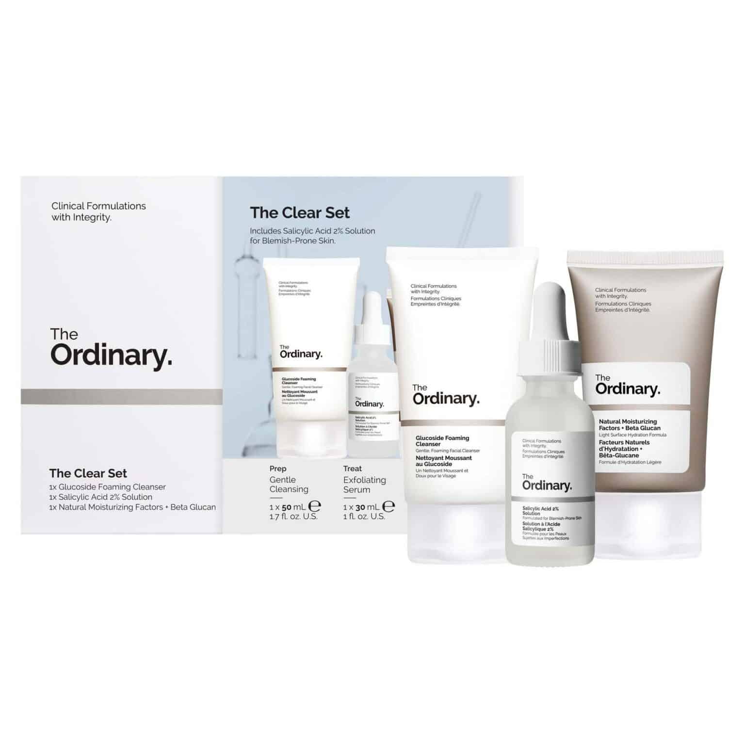 The Ordinary The Clear Set - Coffret Anti-Imperfections – Image 1