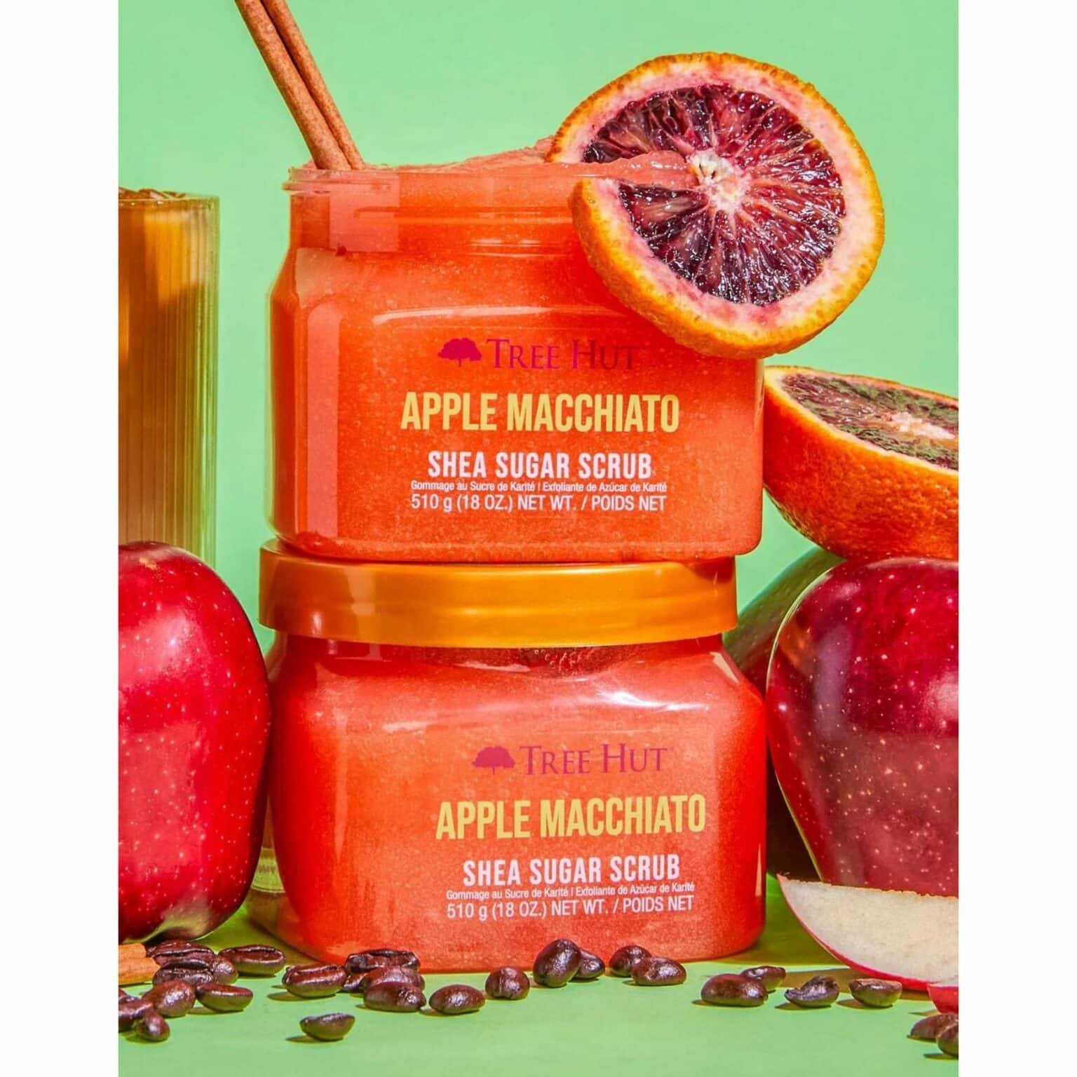 Tree Hut Apple Macchiato Shea Sugar Scrub - Gommage Corps – Image 2