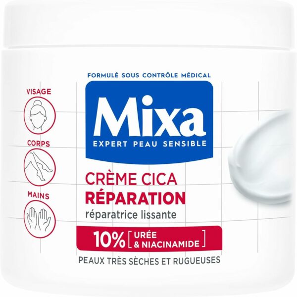 Mixa Expert Peau Sensible Crème Réparatrice Lissante