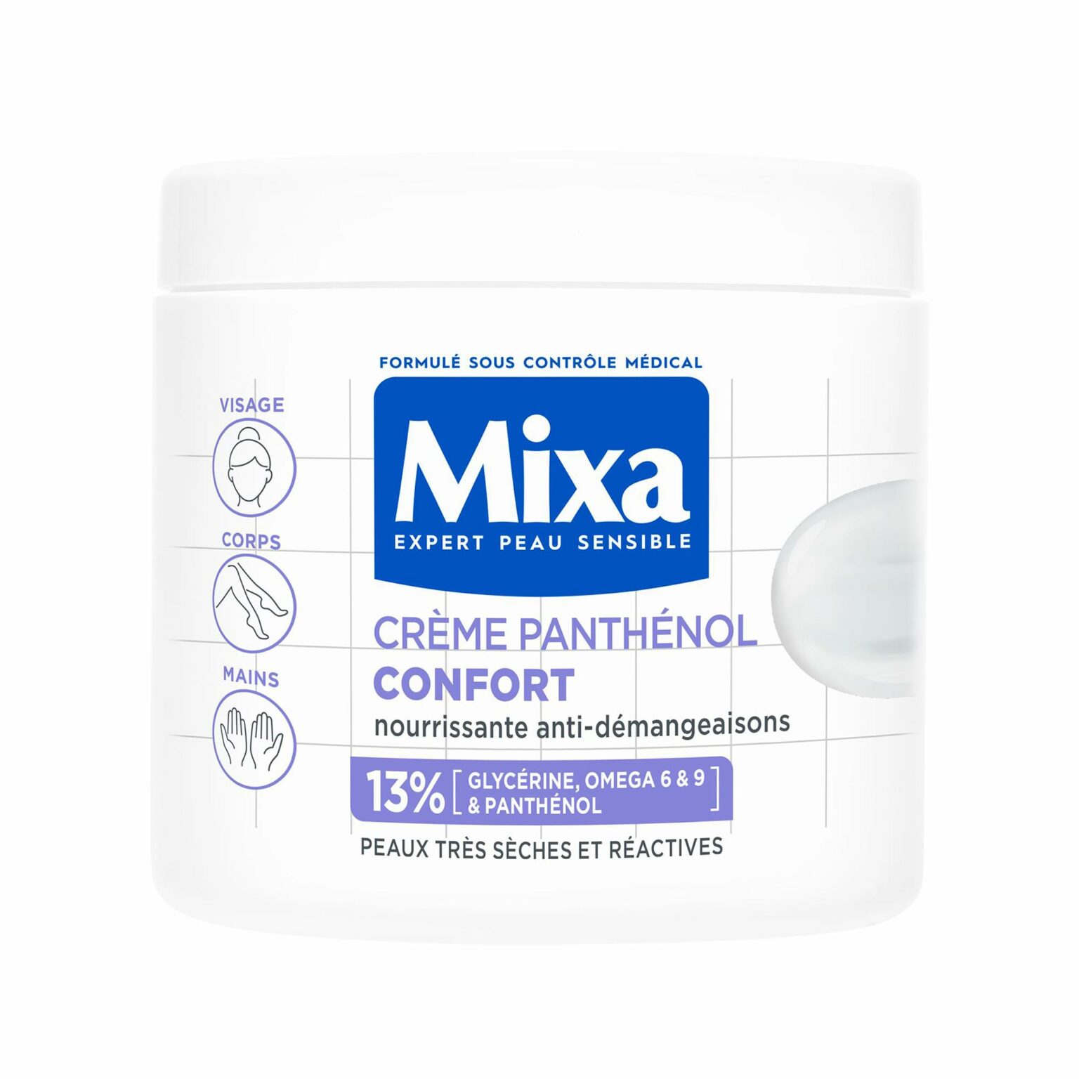 Mixa Expert Peau Sensible Crème Nourrissante Anti-Démangeaisons – Image 1