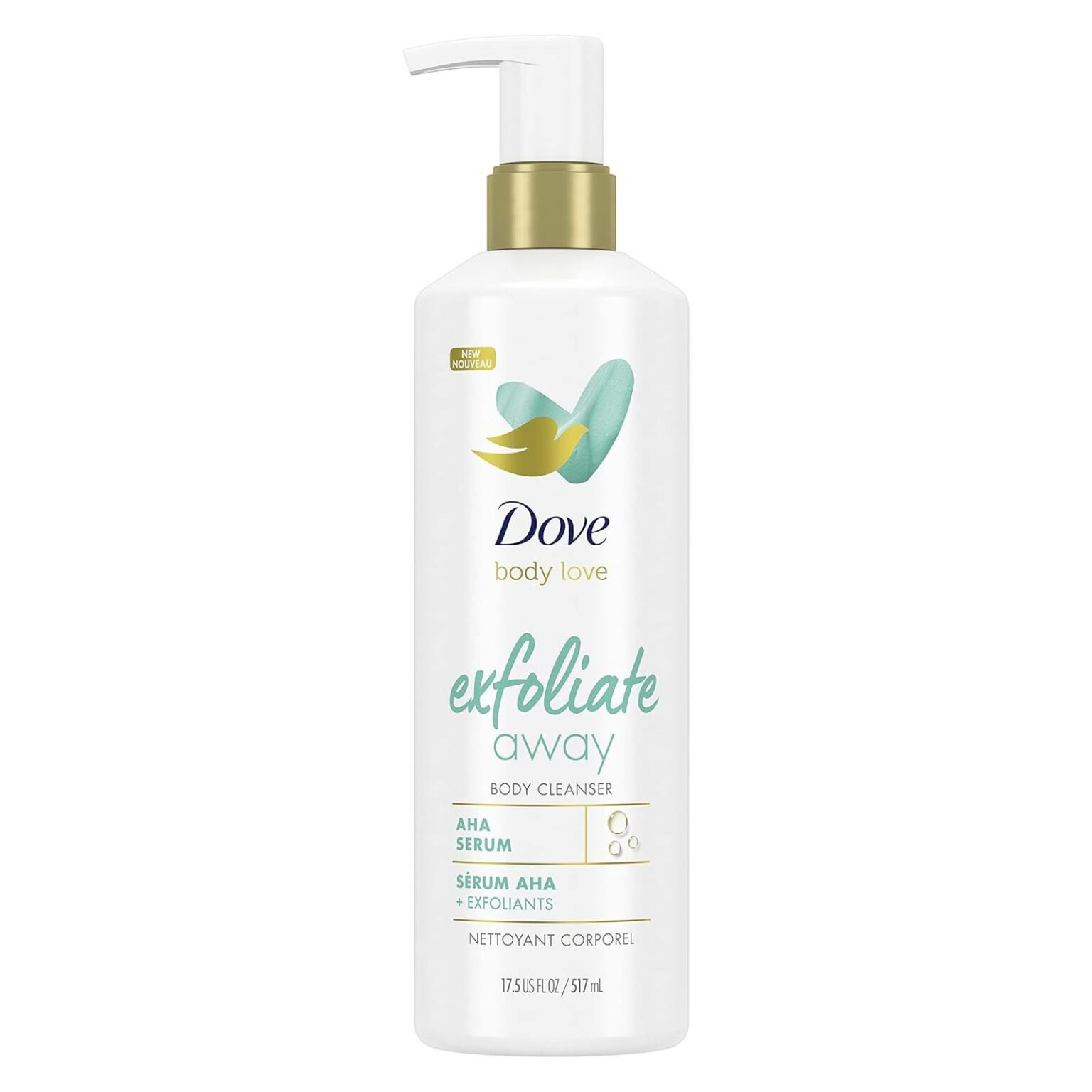 Dove Body Love Gel douche Exfoliant Clarifiant – Image 1