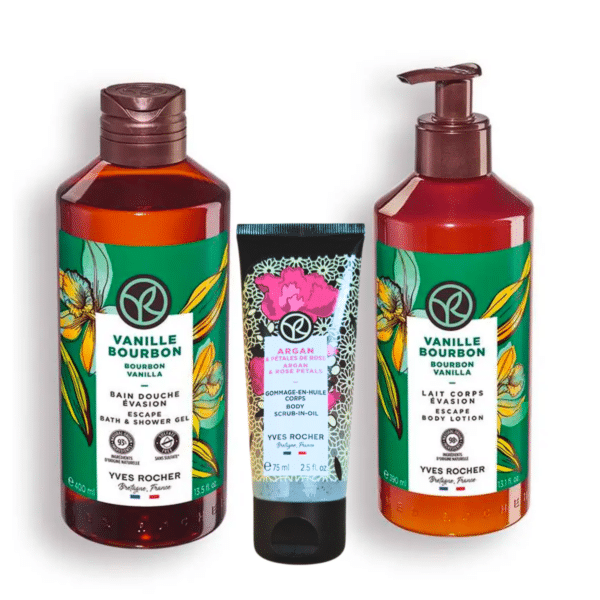 Yves Rocher Gamme Vanille Bourbon & Argan Rose