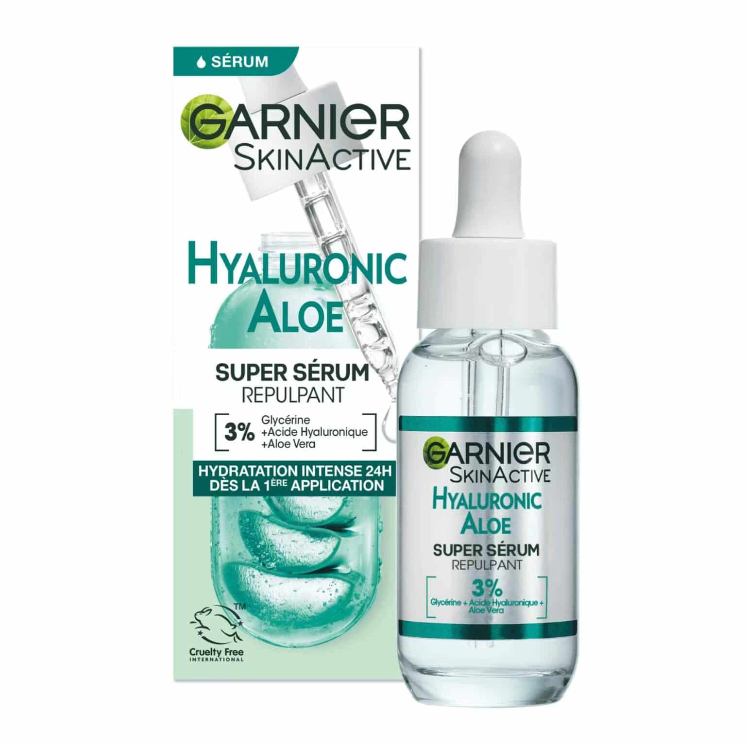 Garnier Skin Active Super Sérum Repulpant Hyaluronic Aloe – Image 1