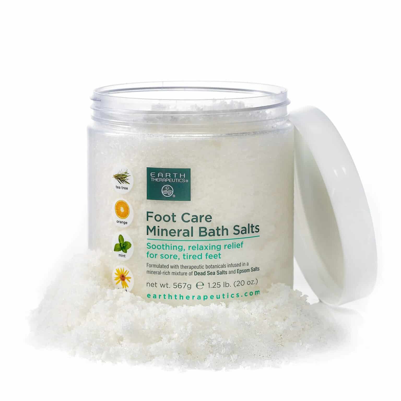 Earth Therapeutics Sels de bain minéraux pour Pieds à l'arnica – Image 1