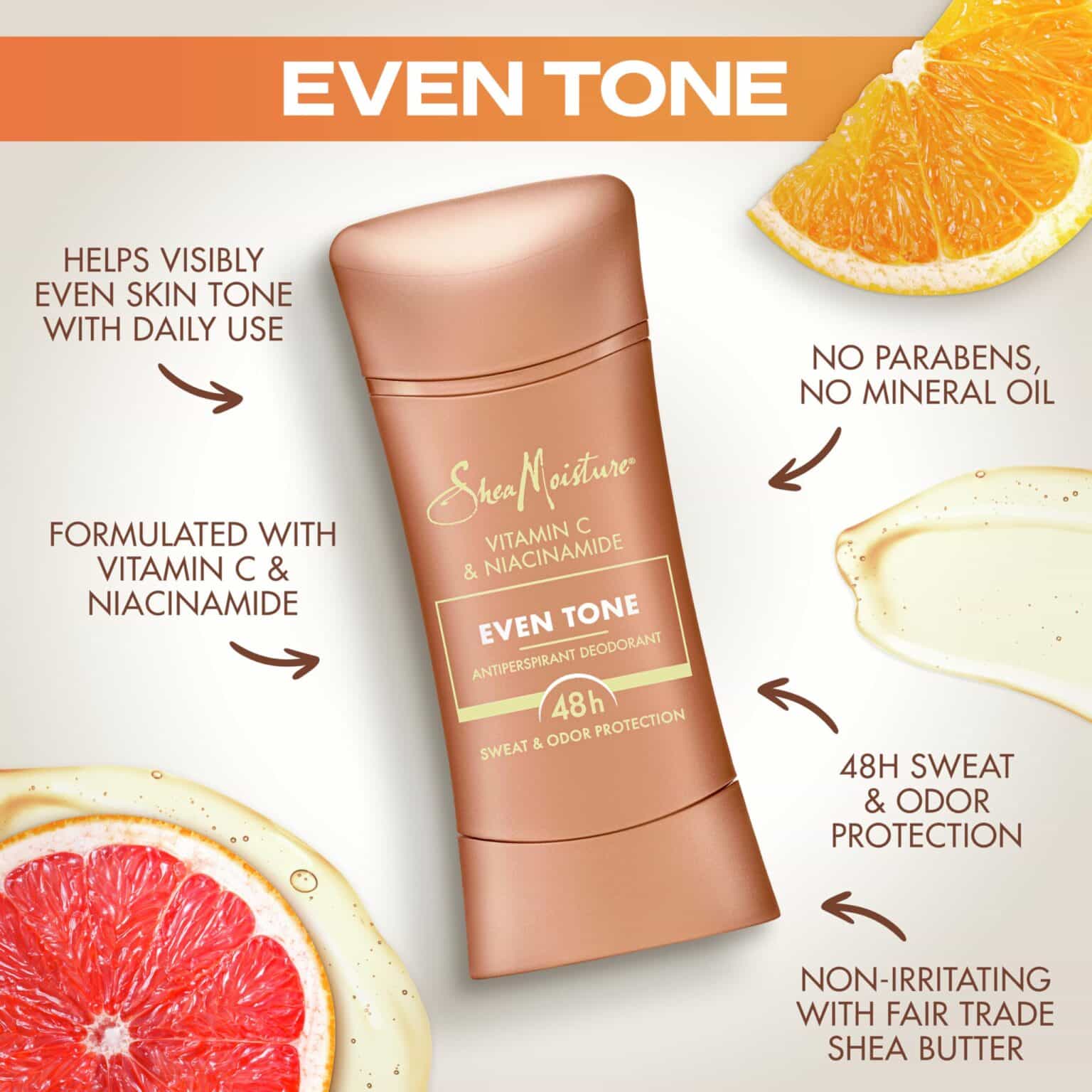 SheaMoisture Déodorant Anti-transpirant Vitamin C & Niacinamide – Image 3