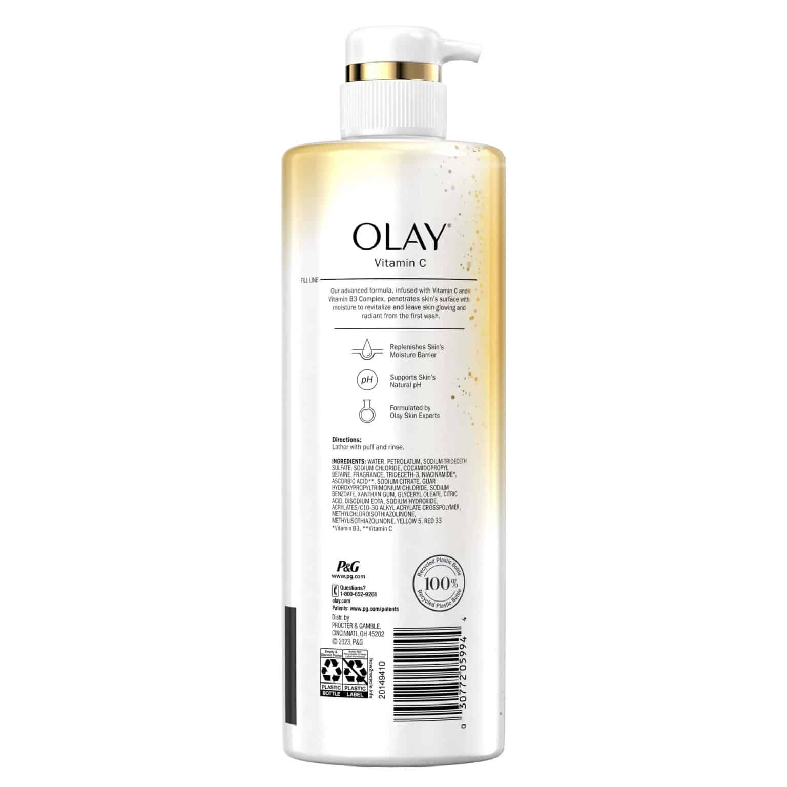Olay Gel Douche Revitalisant éclaircissant Vitamines B3 & C – Image 2