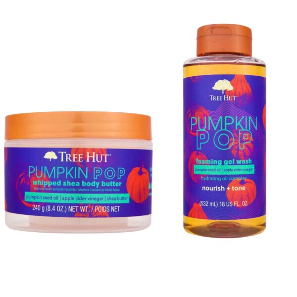 Tree Hut Pumpkin Pop Duo - Gel Douche & Baume Corps
