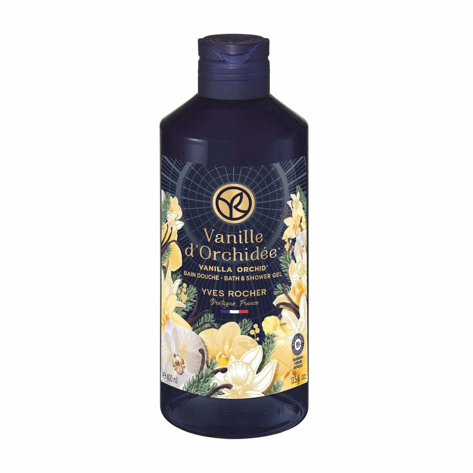 Yves Rocher Bain douche Vanille d'Orchidée 400ml – Image 1