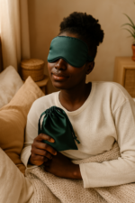 Binta Beauty Masque de nuit - Satin de soie + Pochon OFFERT – Image 4