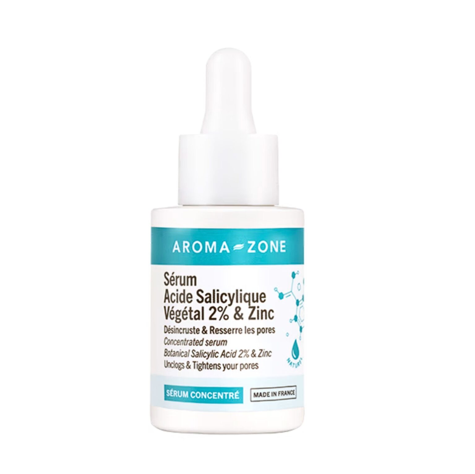 Aroma-zone Sérum concentré Acide Salicylique 2% & Zinc – Image 1