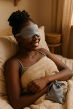Binta Beauty Masque de nuit - Satin de soie + Pochon OFFERT – Image 8