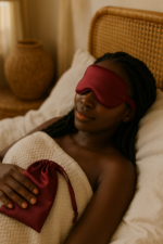 Binta Beauty Masque de nuit - Satin de soie + Pochon OFFERT – Image 5