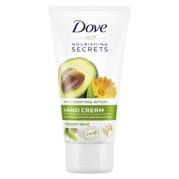 Dove Nourishing Secrets Crème mains pour peaux sèches 75 ml