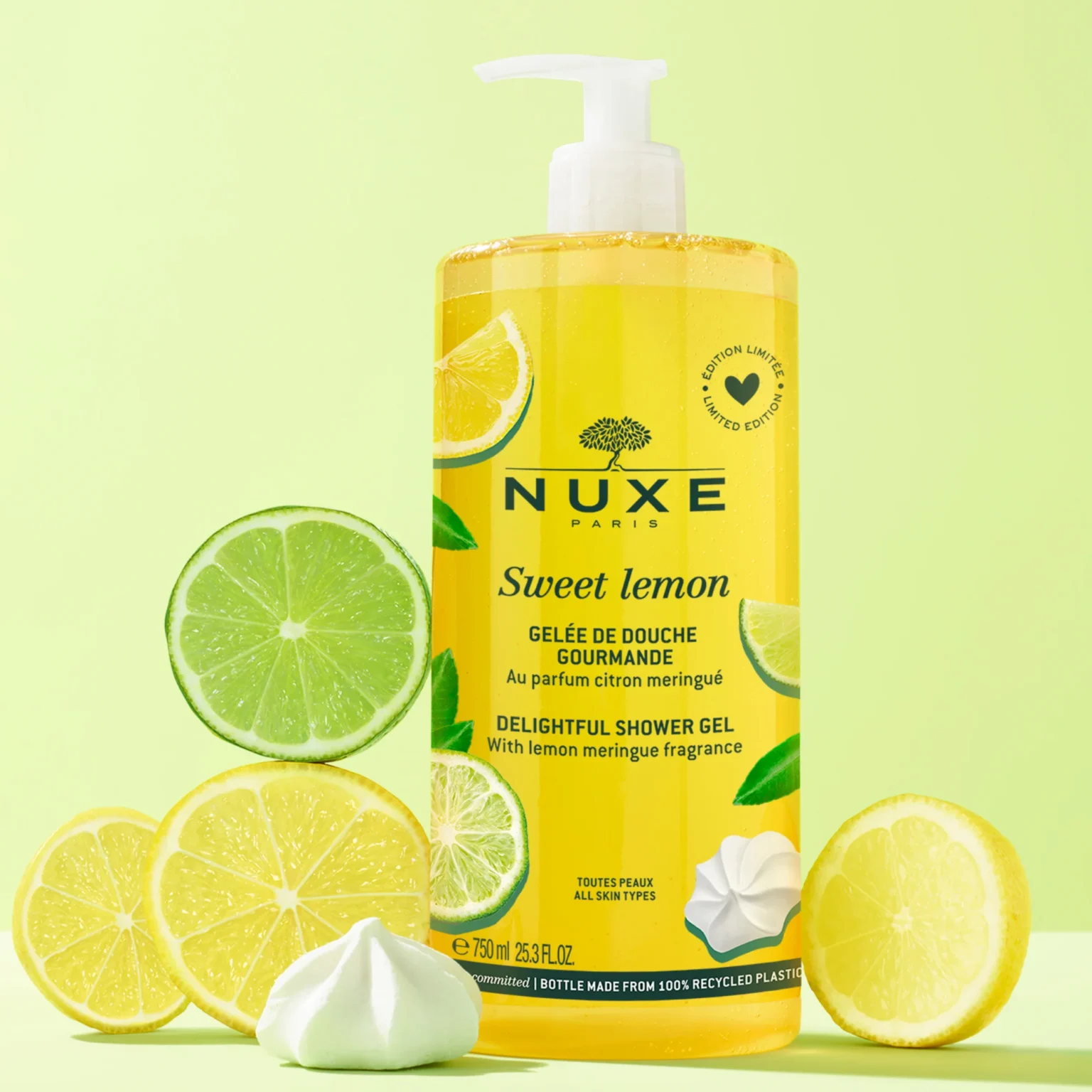 NUXE Sweet Lemon Gelée de Douche Gourmande 750ml – Image 2