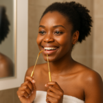 Binta Beauty Grattoir à Langue Réutilisable – Acier Inoxydable Hygiène buccale durable – Image 4