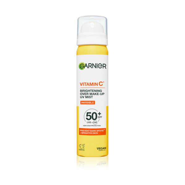 Garnier – Brume Visage Éclaircissante à la Vitamine C SPF 50+