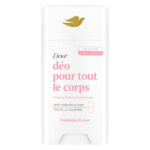 Dove Déodorant stick Framboise et Rose Pour tout le Corps 0% Alcool
